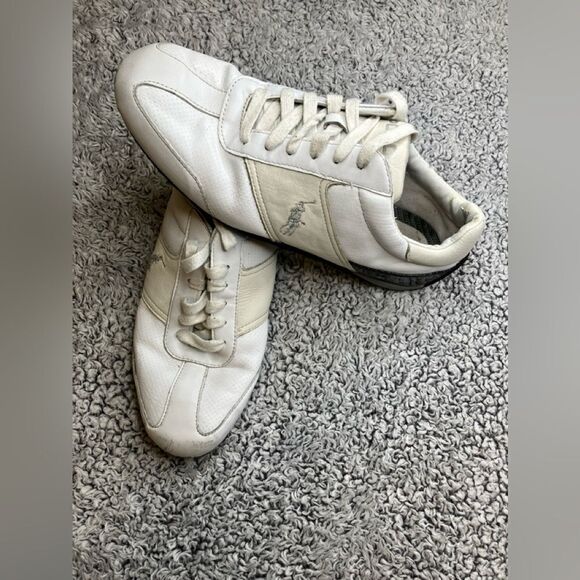 Ralph Lauren Polo Bentwinds White Sneakers Size 12D - Picture 1 of 9